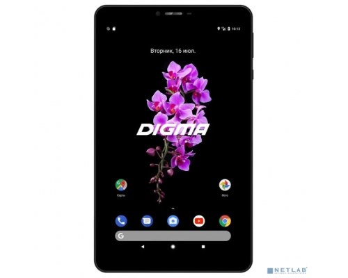 Планшетный компьютер Digma CITI Octa 80 SC9863 8C/4Gb/64Gb 8 IPS 1920x1200/3G/4G/And9.0/черный/BT/GPS/5Mpix/2Mpi 1160439 купить QBS.ru