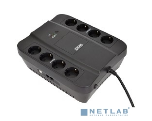 ИБП PowerCom SPD-650U ИБП {Line-Interactive, 650VA / 390W, Tower, Schuko, USB} (688275) купить QBS.ru
