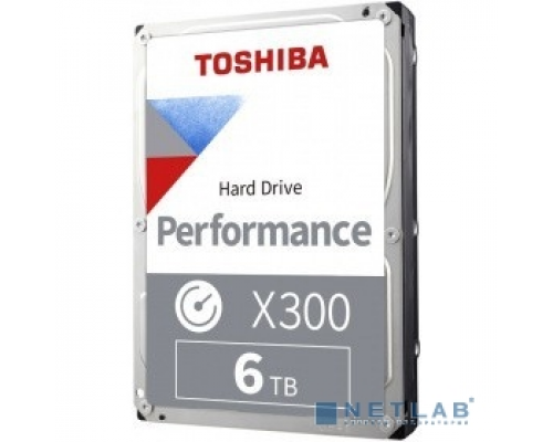 Жесткий диск 6TB Toshiba X300 (HDWR460UZSVA) {SATA 6.0Gb/s, 7200 rpm, 256Mb buffer, 3.5} купить QBS.ru