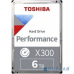Жесткий диск 6TB Toshiba X300 (HDWR460UZSVA) {SATA 6.0Gb/s, 7200 rpm, 256Mb buffer, 3.5} купить QBS.ru
