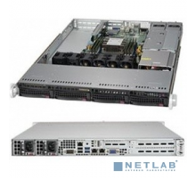 Сервер Supermicro SYS-5019P-WTR Сервер.платформа 1U 1xS3647 TDP205W 4LFF 2x10GbE 2xFH 1xLP 2x500W