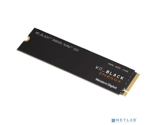 накопитель WD SSD Black SN850X, 1.0TB, M.2(22x80mm), NVMe, PCIe 4.0 x4, WDS100T2X0E купить QBS.ru