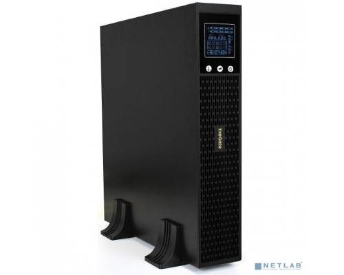 ИБП Exegate EX293054RUS ИБП Pure Sine Wave ExeGate SinePower UHB-3000.LCD.AVR.1SH.4C13.RJ.USB.2U <3000VA/2400W, LCD, AVR, 1*Schuko+4*C13, RJ45/11, USB, Rackmount 2U/Tower, металлический корпус, Black> купить QBS.ru
