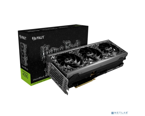 Видеокарта Видеокарта PALIT RTX4090 GAMEROCK OMNIBLACK 24G (NED4090019SB-1020Q) купить QBS.ru