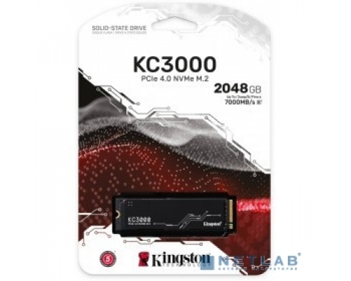 накопитель Kingston SSD 2Tb M.2 SKC3000D/2048G M.2 2280 NVMe купить QBS.ru