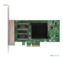 USB-концентраторы Exegate EX292508RUS Сетевой адаптер ExeGate EXE-I350-T4V2 (PCI-E x4 v2.1, порты 4xRJ45 (медные), 10/100/1000Mbps, Gigabit NIC Intel Chipset NHI350AM4)