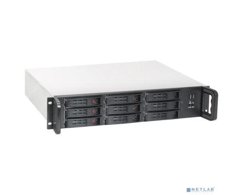 Корпус Exegate EX285223RUS Серверный корпус ExeGate Pro 2U650-HS09 <RM 19, высота 2U, глубина 650, БП 2U-500ADS, 9xHotSwap, 2*USB> купить QBS.ru