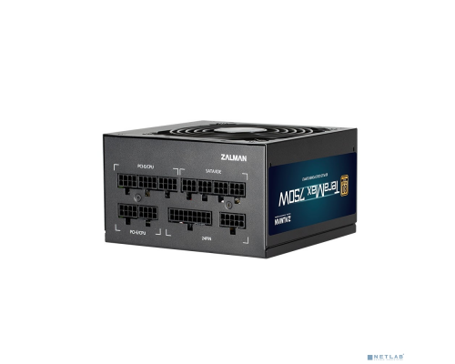 Блок питания Zalman <TMX> ZM750-TMX  <750W, ATX12V v2.52, EPS, APFC, 12cm Fan, FCM, 80+ GOLD, Retail> купить QBS.ru