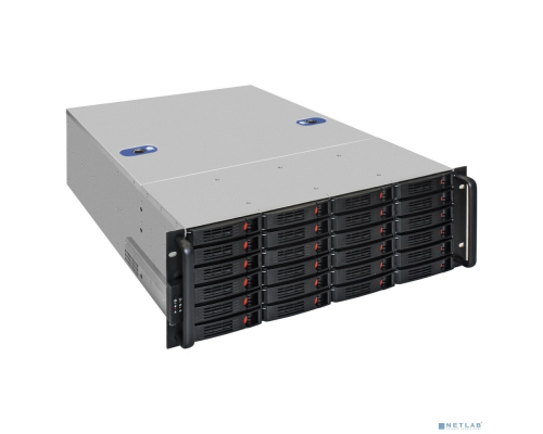 Корпус Exegate EX292260RUS Серверный корпус ExeGate Pro 4U660-HS24 <RM 19, высота 4U, глубина 660, без БП, 24xHotSwap, USB> купить QBS.ru