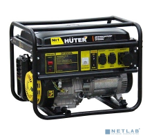 Huter Генераторы Huter DY9500L 64/1/39 Электрогенератор { четырехтактный, 7500Вт, 220В/50Гц, 91Дб, принудительное охлаждение, бак 25 л, расход бензина 374 г/кВтч, расход масла 6,8 г/кВтч, ручной стартер }