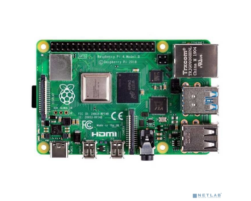 Компьютер Микрокомпьютер Raspberry Pi 4 Model B 8Gb (44869) купить QBS.ru