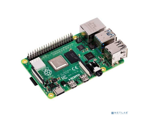 Компьютер Микрокомпьютер Raspberry Pi 4 Model B 8Gb (44869) купить QBS.ru