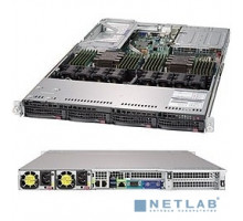Сервер Supermicro SYS-6019U-TRT 1U, 2xLGA3647 (up to 205W), iC621 (X11DPU), 24xDDR4, up to 4x3.5 HDD, 2x10GbE, 2x750W, 2x PCIEx16, 1x PCIEx8 LP, 1x PCIEx8 internal LP