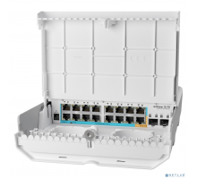 Сетевое оборудование MikroTik CRS318-1Fi-15Fr-2S-OUT Коммутатор 15FR with RouterOS L5 license