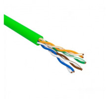  Витая пара Кабель NEOMAX NM711021 U/UTP cat.5e 4x2x0.46, 25 AWG, Медь, внутренний, PVCLS нг(А)-LSLTx, 305м, зеленый