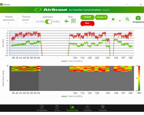 Tempo AirScout LIVE PRO - анализатор WiFi сети с анализатором спектра купить QBS.ru