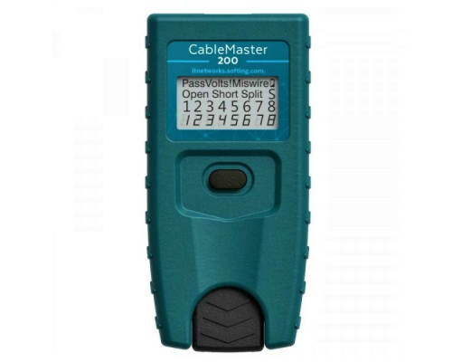 Softing CableMaster 200 (CM200) - кабельный LAN тестер витой пары и распиновки RJ45 купить QBS.ru