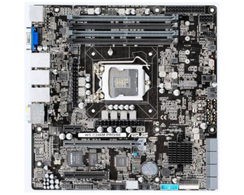 Материнская плата mATX ASUS WS C246M PRO/SE купить QBS.ru