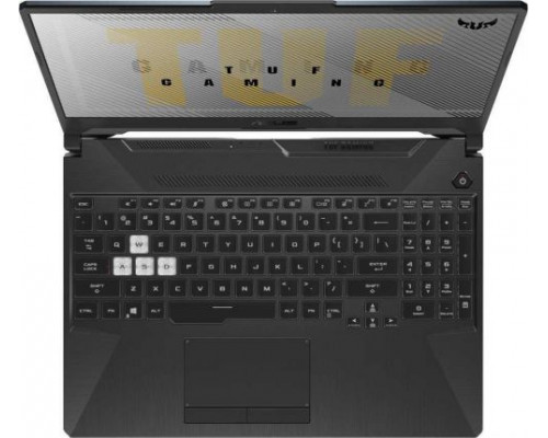 Ноутбук ASUS TUF F15 FX506LH-HN197 Q1 90NR03U1-M05380 i5-10300H/16GB/512GB SSD/GTX 1650 4GB/15.6/FHD 144Hz/DOS/Grey купить QBS.ru