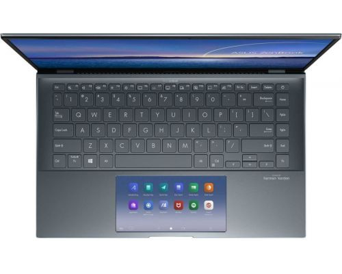 Ноутбук ASUS Zenbook 14 Q2 UX435EA-K9084T 90NB0RS1-M03110 I5-1135G7/8GB/512GB SSD/14 FHD/WiFi/BT/ScreenPad 2.0/USB-A to RJ45 gigabit adapter/Win10Hom купить QBS.ru