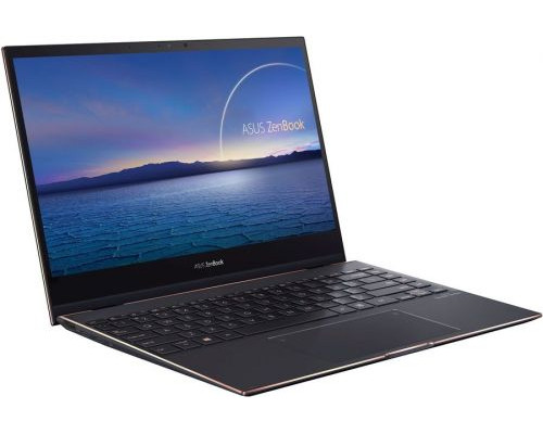 Ноутбук ASUS ZenBook Flip S UX371EA-HL144T 90NB0RZ2-M02500 i5 1135G7/8GB/512GB SSD/Iris Xe graphics/13.3 OLED Touch UHD/WiFi/BT/cam/Win10Home/black купить QBS.ru