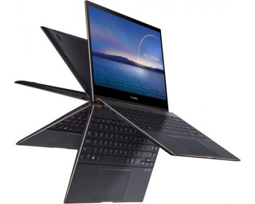 Ноутбук ASUS ZenBook Flip S UX371EA-HL144T 90NB0RZ2-M02500 i5 1135G7/8GB/512GB SSD/Iris Xe graphics/13.3 OLED Touch UHD/WiFi/BT/cam/Win10Home/black купить QBS.ru