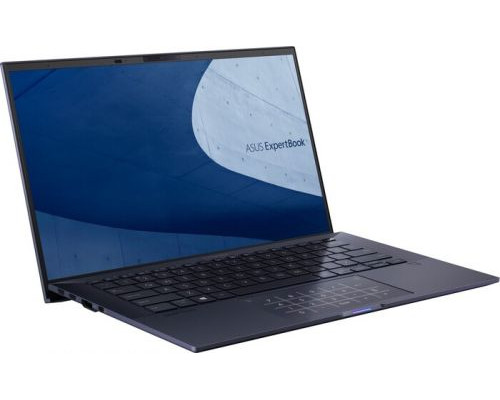Ноутбук ASUS ExpertBook B9 B9400CEA-KC1162R 90NX0SX1-M005V0 i7 1165G7/16GB/1TB SSD/14 FHD/noDVD/Iris Xe graphics/cam/BT/WiFi/Win10Pro/star black купить QBS.ru