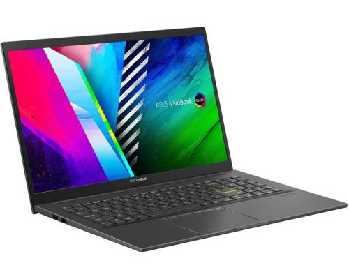 Ноутбук ASUS VivoBook 15 OLED M513UA-L1179W 90NB0TP1-M06500 Ryzen 5-5500U/8GB/512GB SSD/UMA/15.6 FHD/BT/WiFi/Win11Home/Indie Black купить QBS.ru