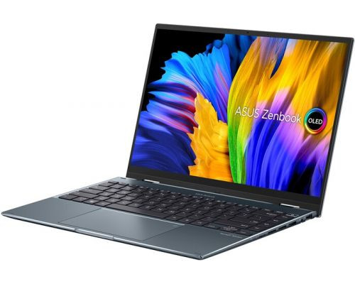 Ноутбук ASUS Zenbook 14 Flip OLED UP5401EA-KN044T 90NB0V41-M00780 i5-1135G7/8GB/512GB SSD/14 touch OLED WQXGA+/Iris Xe graphics/WiFi/BT/cam/Win11Home купить QBS.ru