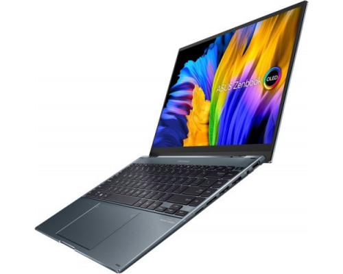 Ноутбук ASUS Zenbook 14 Flip OLED UP5401EA-KN044T 90NB0V41-M00780 i5-1135G7/8GB/512GB SSD/14 touch OLED WQXGA+/Iris Xe graphics/WiFi/BT/cam/Win11Home купить QBS.ru