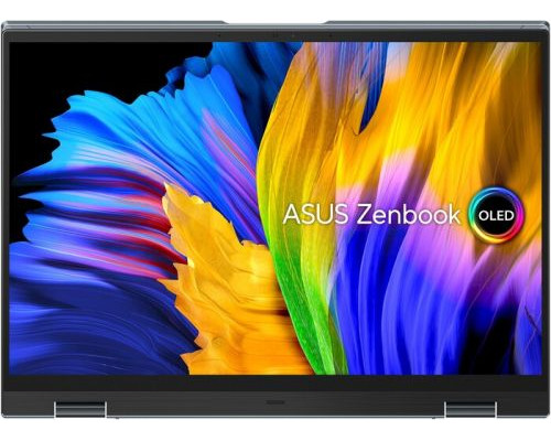 Ноутбук ASUS Zenbook 14 Flip OLED UP5401EA-KN044T 90NB0V41-M00780 i5-1135G7/8GB/512GB SSD/14 touch OLED WQXGA+/Iris Xe graphics/WiFi/BT/cam/Win11Home купить QBS.ru