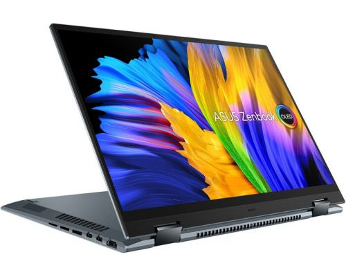 Ноутбук ASUS Zenbook 14 Flip OLED UP5401EA-KN044T 90NB0V41-M00780 i5-1135G7/8GB/512GB SSD/14 touch OLED WQXGA+/Iris Xe graphics/WiFi/BT/cam/Win11Home купить QBS.ru