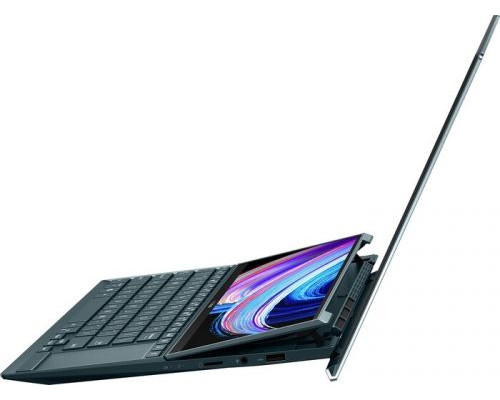 Ноутбук ASUS ZenBook Duo UX482EA-HY035T 90NB0S41-M03290 i5 1135G7/16GB/512GB SSD/14 FHD touch/noDVD/Iris Xe graphics/cam/BT/WiFi/Win10Home/celestial купить QBS.ru