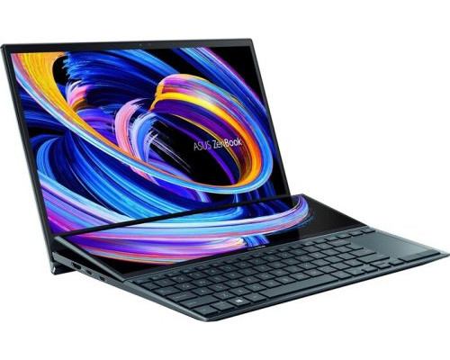 Ноутбук ASUS Zenbook Duo UX482EA-HY219T 90NB0S41-M03900 i7 1165G7/16GB/512GB SSD/14 FHD touch/noDVD/Iris Xe graphics/cam/BT/WiFi/Win10Home/celestial купить QBS.ru
