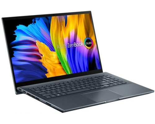 Ноутбук ASUS Zenbook Pro 15 UM535QE-KJ259R 90NB0V92-M007J0 Ryzen 7 5800H/16GB/1TB SSD/RTX 3050Ti 4GB/15.6 FHD IPS/WiFi/BT/Win10Pro/pine grey купить QBS.ru