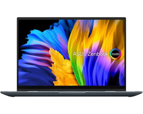 Ноутбук ASUS Zenbook 14 Flip OLED UP5401EA-KN017R 90NB0V41-M007C0 i7-1165G7/16GB/1TB SSD/14 touch OLED WQXGA+/Iris Xe graphics/WiFi/BT/cam/Win10Pro/p купить QBS.ru