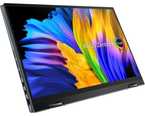 Ноутбук ASUS Zenbook 14 Flip OLED UP5401EA-KN017R 90NB0V41-M007C0 i7-1165G7/16GB/1TB SSD/14 touch OLED WQXGA+/Iris Xe graphics/WiFi/BT/cam/Win10Pro/p купить QBS.ru