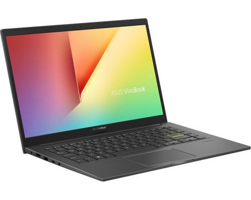 Ноутбук ASUS VivoBook 14 K413JA-AM545T 90NB0RCF-M07750 i5 1035G1/8GB/512GB SSD/noDVD/ 14 FHD/UHD Graphics/cam/BT/WiFi/Win10Home/indie black купить QBS.ru