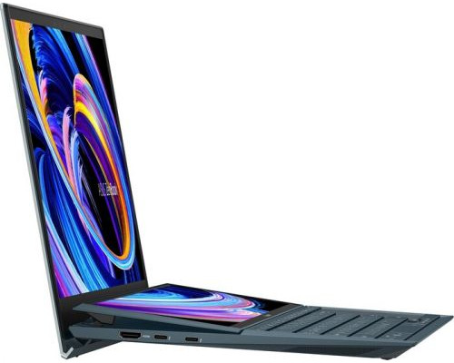 Ноутбук ASUS Zenbook Duo UX482EG-HY262T 90NB0S51-M06330 i7-1165G7/16GB/1TB SSD/GeForce MX450 2GB/14 FHD IPS touch/WiFi/BT/cam/Win10Home/blue купить QBS.ru