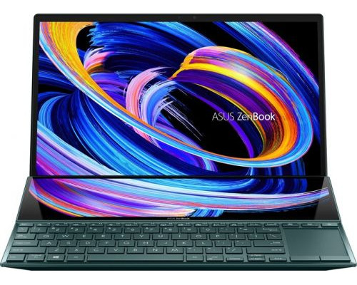 Ноутбук ASUS Zenbook Duo 14 UX482EGR-HY439W 90NB0S51-M004L0 i7-1195G7/32GB /1TB SSD/14 FHD IPS/touch/GeForce MX450 2GB/WiFi/BT/cam/Win11Home/celestia купить QBS.ru
