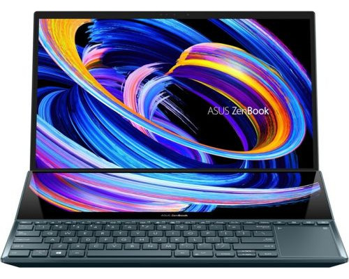 Ноутбук ASUS Zenbook Pro Duo UX582HS-H2025W 90NB0V21-M00990 i9-11900H/32GB DDR4/1TB SSD/15,6 UHD/touch/GeForce RTX 3080 8GB/WiFi/BT/cam/Win11Home/blu купить QBS.ru