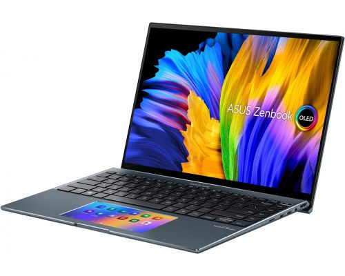 Ноутбук ASUS ZenBook 14X OLED UX5400EA-KN272W 90NB0TA3-M002S0 i5-1135G7/8GB/512GB SSD/noDVD/Iris Xe graphics/14 2,8K OLED/cam/BT/WiFi/Win11Home/grey купить QBS.ru