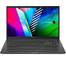 Ноутбук ASUS VivoBook 15 OLED M513UA-L1179T 90NB0TP1-M06360 Ryzen 5 5500U/8GB/512GB SSD/Radeon graphics/15.6" FHD OLED/cam/BT/WiFi/Win10Home/black
