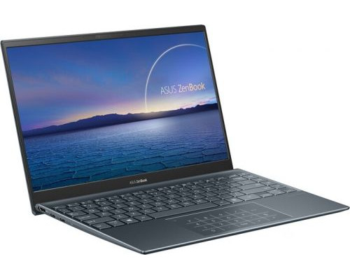 Ноутбук ASUS ZenBook 14 UX425EA-KI963 90NB0SM1-M00F50 i7 1165G7/16GB/512GB SSD/noDVD/Iris Xe graphics/14 FHD IPS/cam/BT/WiFi/DOS/grey купить QBS.ru
