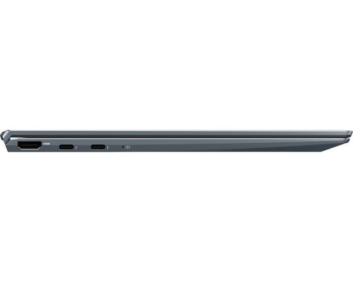 Ноутбук ASUS ZenBook 14 UX425EA-KI963 90NB0SM1-M00F50 i7 1165G7/16GB/512GB SSD/noDVD/Iris Xe graphics/14 FHD IPS/cam/BT/WiFi/DOS/grey купить QBS.ru