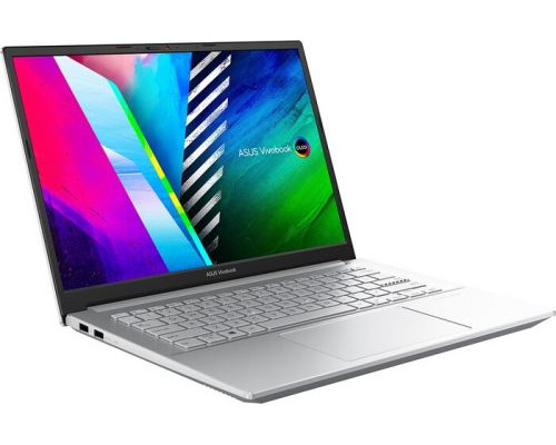 Ноутбук ASUS VivoBook Pro 14 OLED K3400PA-KM014W 90NB0UY3-M02090 i5-11300H/8GB/512GB SSD/Iris Xe graphics/14 2.8K OLED/cam/BT/WiFi/Win11Home/silver купить QBS.ru