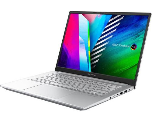 Ноутбук ASUS VivoBook Pro 14 OLED K3400PA-KM014W 90NB0UY3-M02090 i5-11300H/8GB/512GB SSD/Iris Xe graphics/14 2.8K OLED/cam/BT/WiFi/Win11Home/silver купить QBS.ru