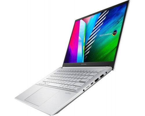 Ноутбук ASUS VivoBook Pro 14 OLED K3400PA-KM014W 90NB0UY3-M02090 i5-11300H/8GB/512GB SSD/Iris Xe graphics/14 2.8K OLED/cam/BT/WiFi/Win11Home/silver купить QBS.ru