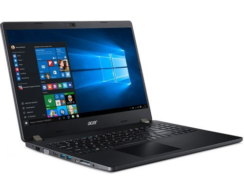 Ноутбук Acer TravelMate P2 TMP215-52-529S NX.VLLER.00G i5-10210U/8GB/256GB SSD/15,6 FHD/IPS/UHD Graphics/WiFi/BT/cam/FPR/Linux/black купить QBS.ru