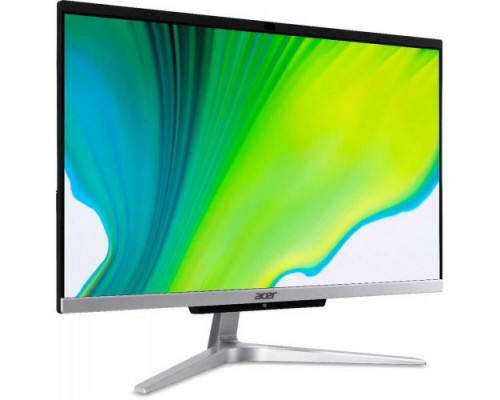 Моноблок 21,5 Acer Aspire C22-420 DQ.BG3ER.003 Athlon 3050U 4Gb, SSD 256Gb, CR, keyboard, mouse, noOS, silver black купить QBS.ru